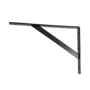 SHELF BRACKET 12" HEAVY DUTY BLACK SHELF BRACKET 12" HEAVY DUTY BLACK